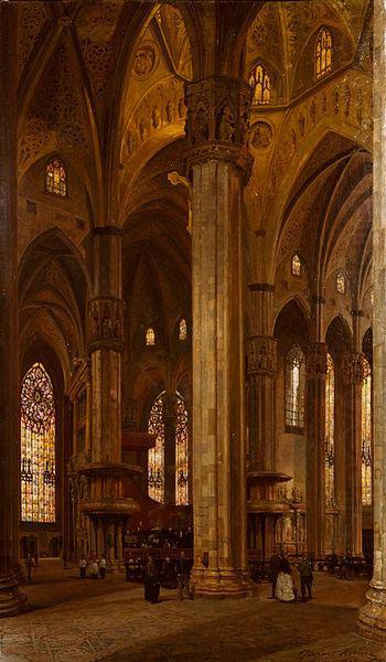 Interior of Milan Cathedral, Arturo Ferrari